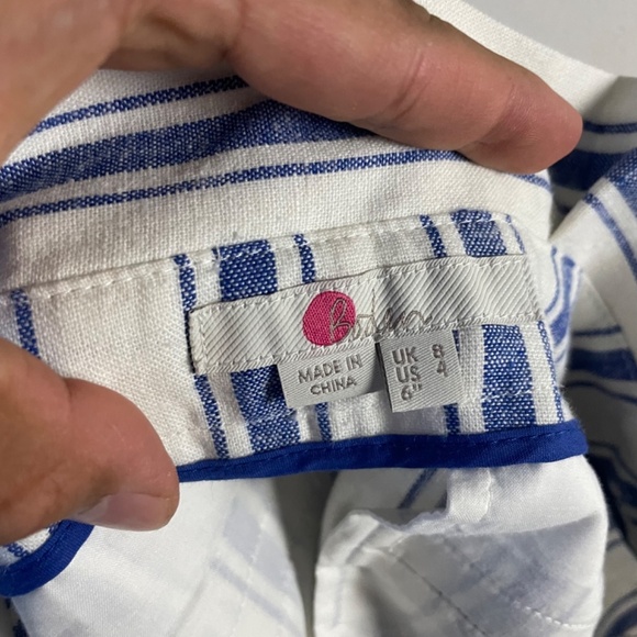 Boden St Ives Paperbag Linen Shorts - Picture 11 of 12